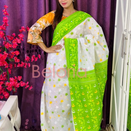 Halfsilk sharee Code-HS-7006