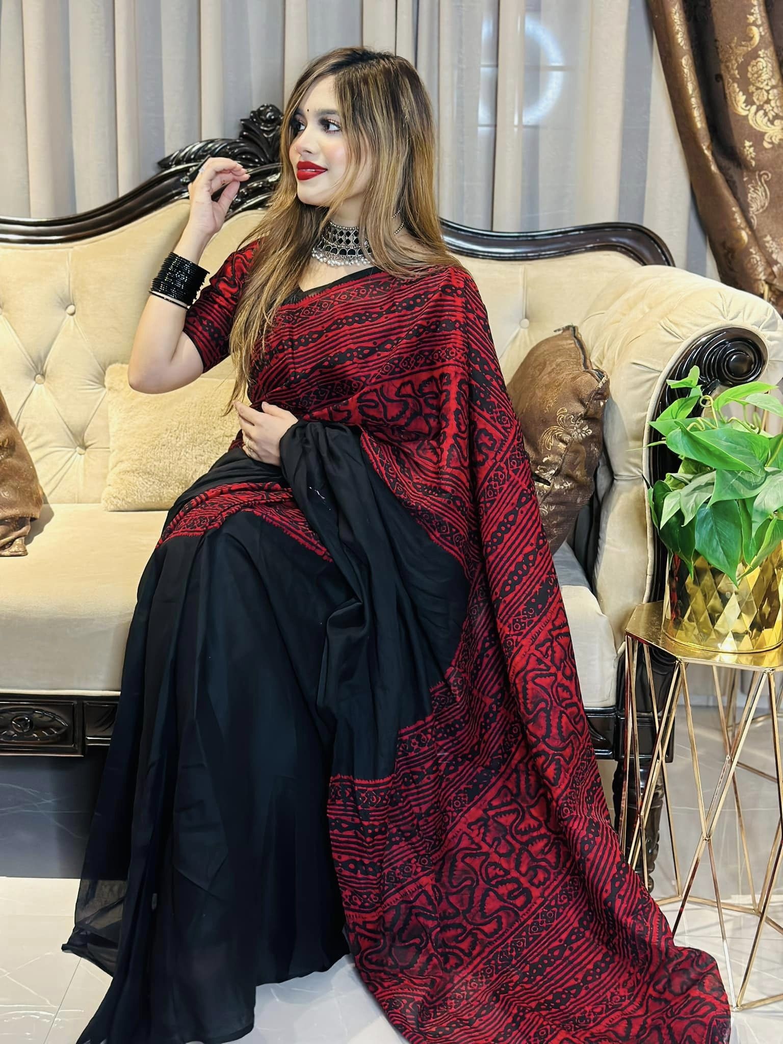 Silk Batik Saree SB-16