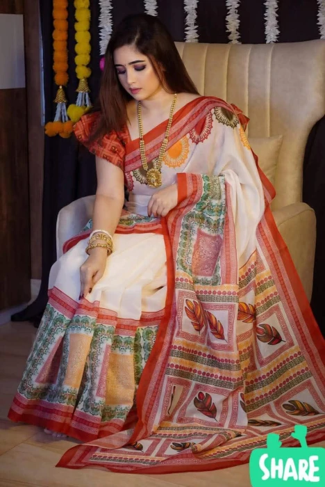 Premium Soft Silk Saree Code#DP-1203